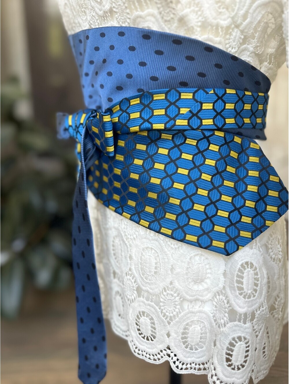 Vintage Upcycled Silk Obi Belt | OOAK | OS | Corset Wrap